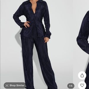 Fashion Nova Navy Set